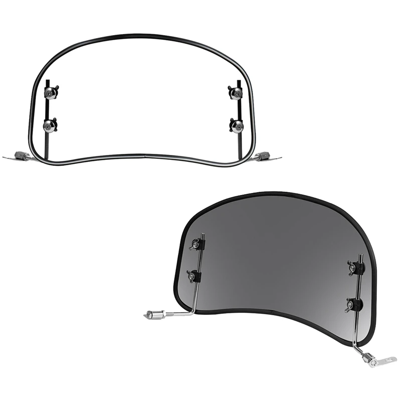 General Motorcycle Retro Modified Oval Windshield Suitable For New Continent Honda S07 NIU Electric Car