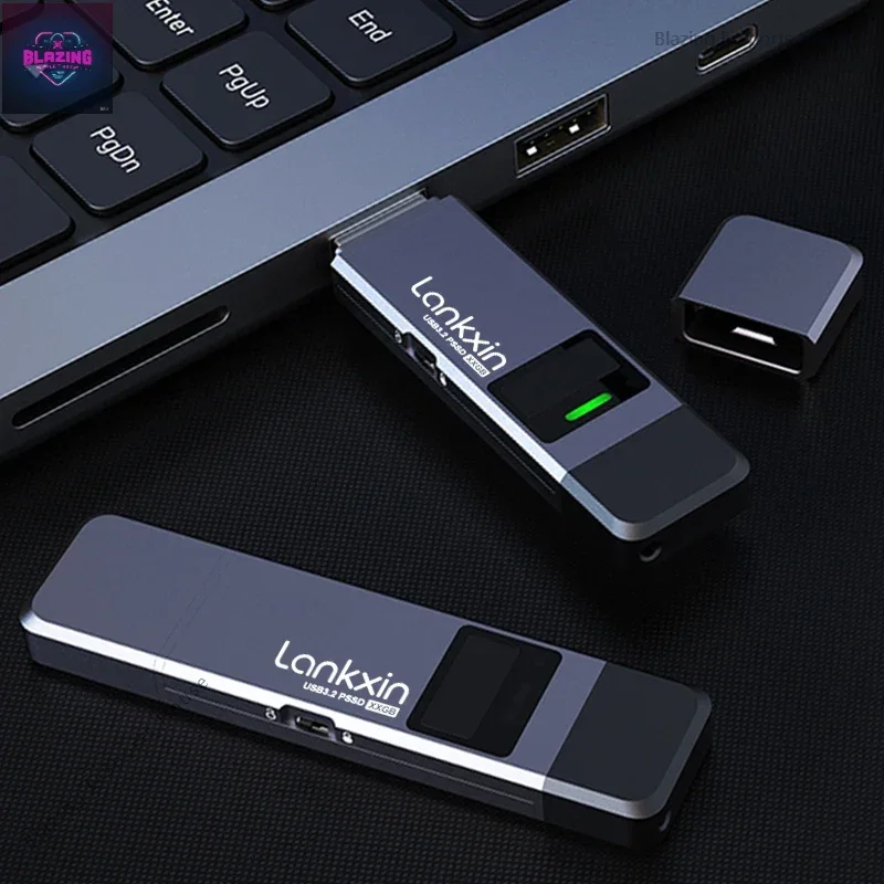 

USB3.2 fingerprint encryption solid state high speed u disk typec dual interface write protection anti virus u disk