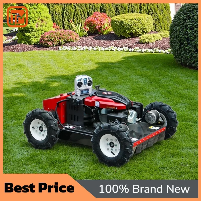 

【Hot Sale】Remote Control Wheel Lawn Mover Automatic Grass Cutter Engine Remote Control Lawn Mower