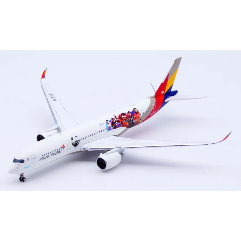SA4016A سبيكة تحصيل طائرة هدية JC أجنحة 1:400 الخطوط الجوية الآسيوية ايرباص A350-900XWB دييكاست نموذج طائرة HL8381 اللوحات أسفل