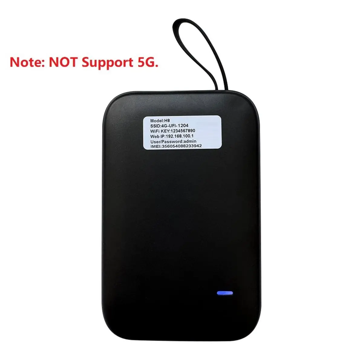 Punctual- 4G LTE WiFi Router 150Mbps 4G Wireless Router 10000mA Battery Portable Pocket Wifi Hotspot with Sim Card Slot BLACK