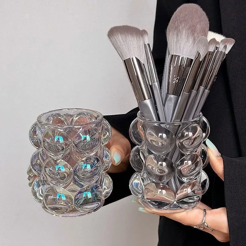 

Хранение косметики Пылезащитное ведро для хранения кистей для макияжа Держатель косметических кистей Чашка Пылезащитный держатель ведра для хранения кистей для макияжа