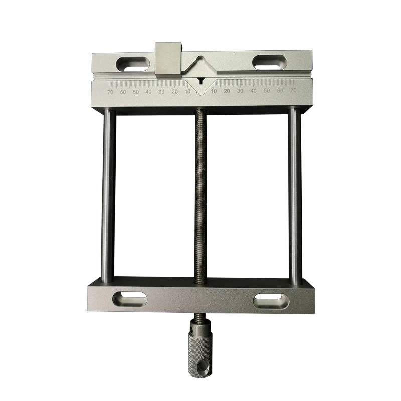 US Stock CNC Engraving Machine Parallel-Jaw Vice Precision Flat Tongs Special For Carved Hollowing Relief Milling Workholding Fixture DIY Desktop Engraver Wood Metal Machining