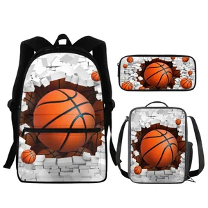 3 шт./набор, баскетбольные дизайнерские сумки для книг