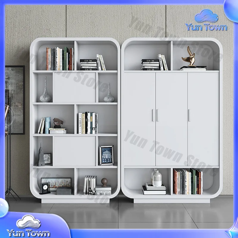 Custom Modern MDF Baking Paint Craft Baking Paint Office Furniture Glossy File Cabinet Filling Shelves