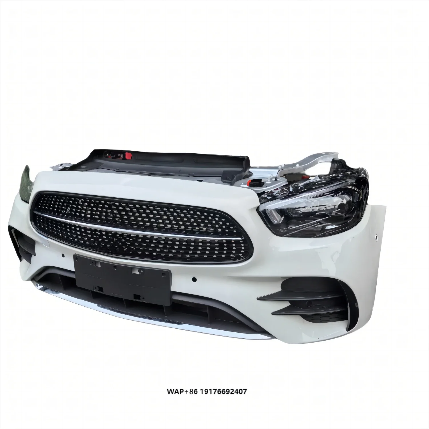 KQX Suitable for  W213 E300Original Second-Hand Front End Combination Chrome Intake Hood Radiator