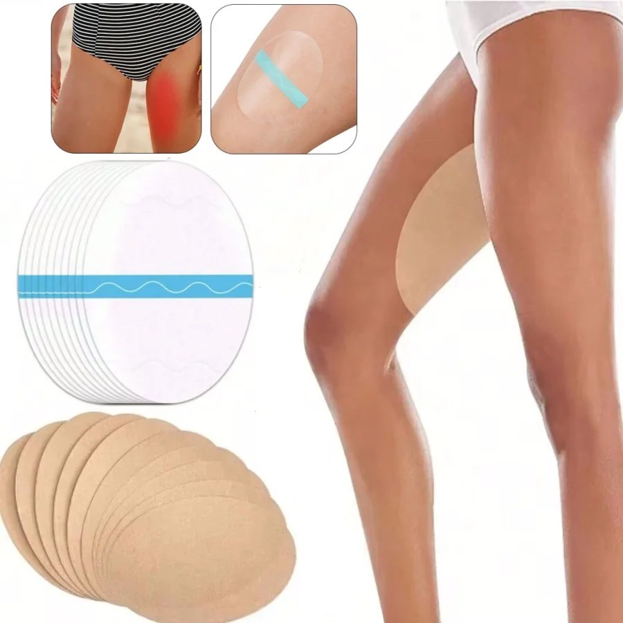 10-40pcs Anti-Friction Patches Invisible Waterproof Leg Protection Tape Disposable Spandex Body Patch for Fitness Running Sports