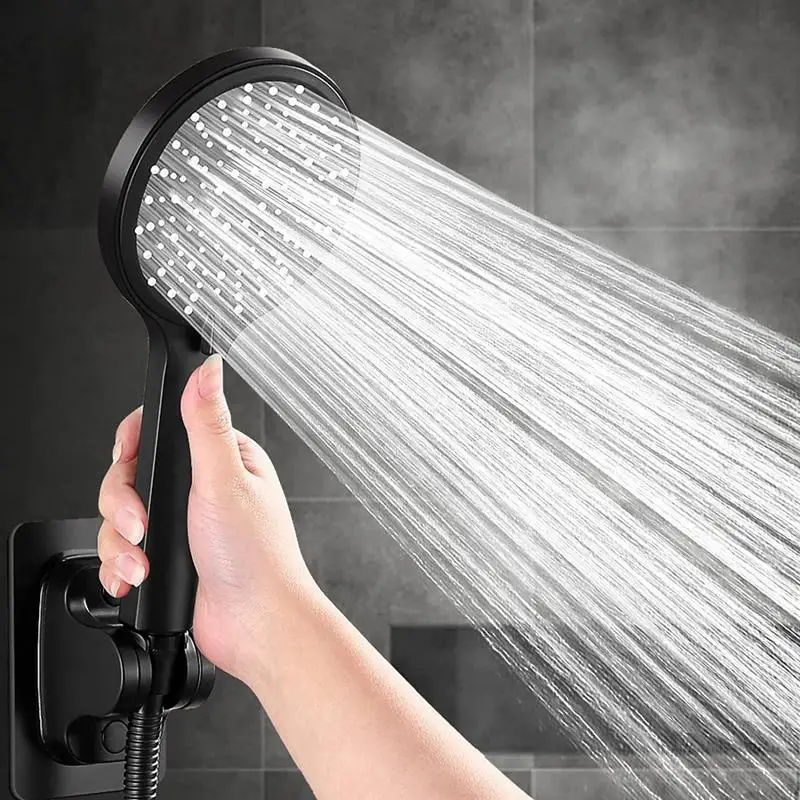 Handheld Shower Head High Pressure 5 Spray Modes 47 Inch Sturdy Bathroom Shower No Hassle Installation Easy Setup