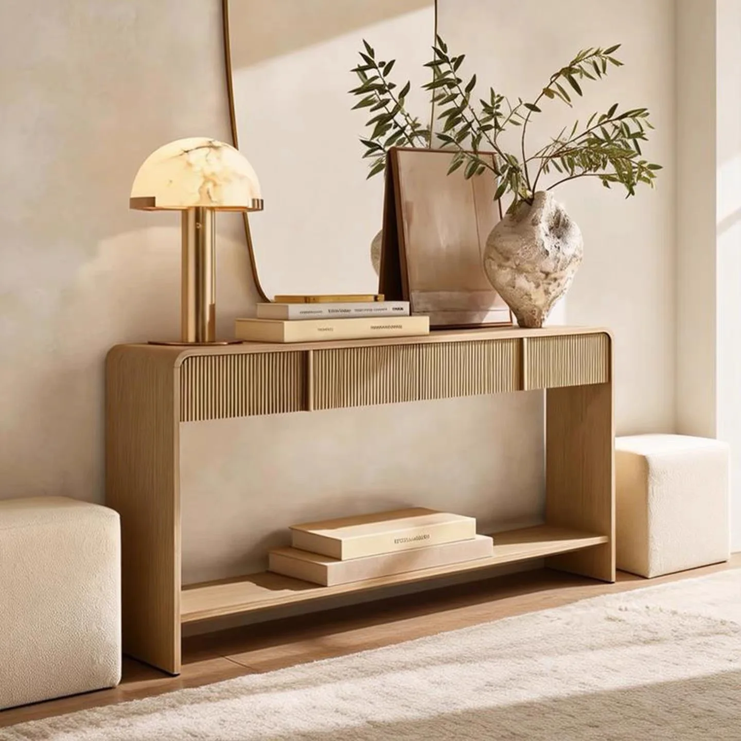 Corridor Entry Entrance Bar Case Storage Sofa Backrest Side Table Whole House Furniture