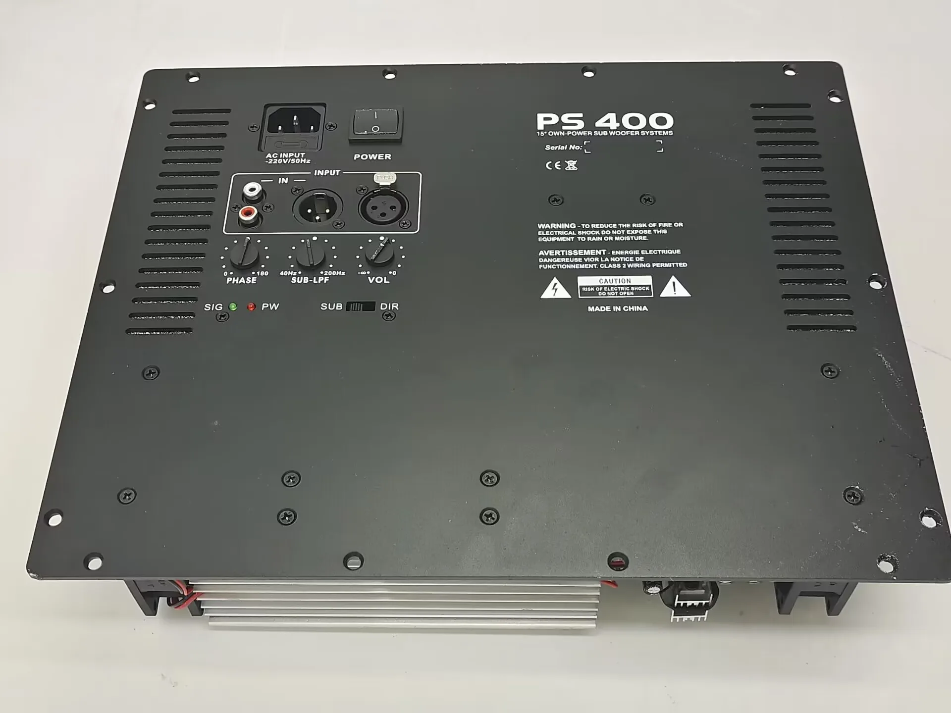 500W Subwoofer amplifier board 4 pairs Toshiba TTC5200 tubes amp board for 15 inch subwoofer speaker or 10-12 inch speaks