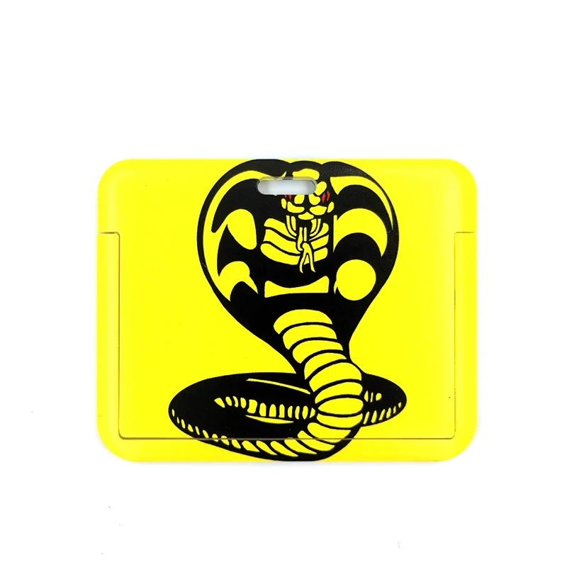 Snake Cobra Kai Anime Lanyard Badge Holder ID Card Lanyards Mobile Phone Rope Keys Lanyards Neck Straps Keychain Key Ring