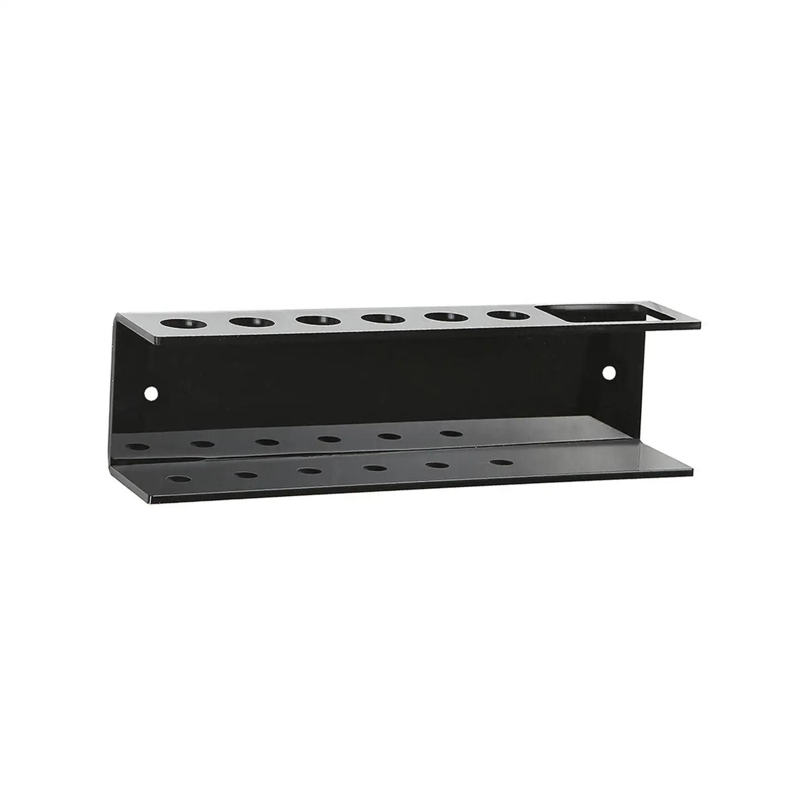Acrylic Pen Holder 6 Slots Dryerase Marker Eraser Holder Whiteboard Marker
