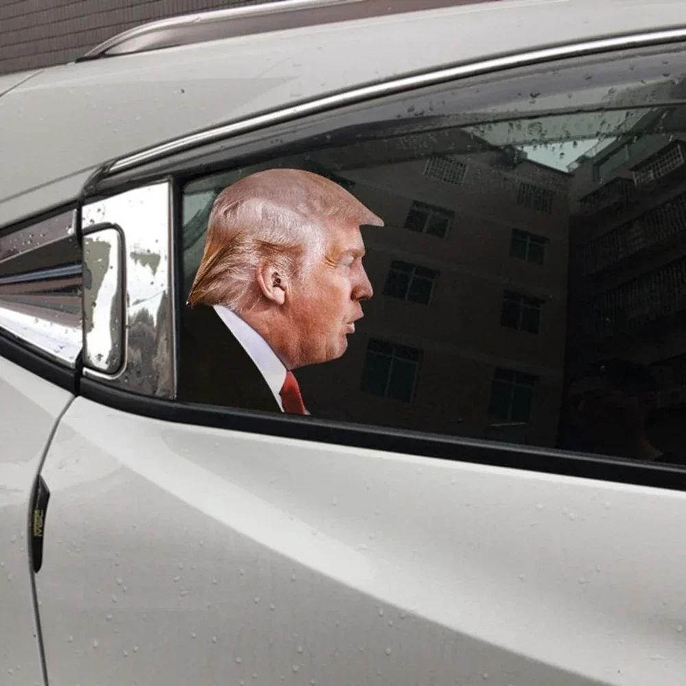 President Donald Trump Car Sticker Self-Adhesive Life Person Size Passenger Decal Auto Exterior Decor