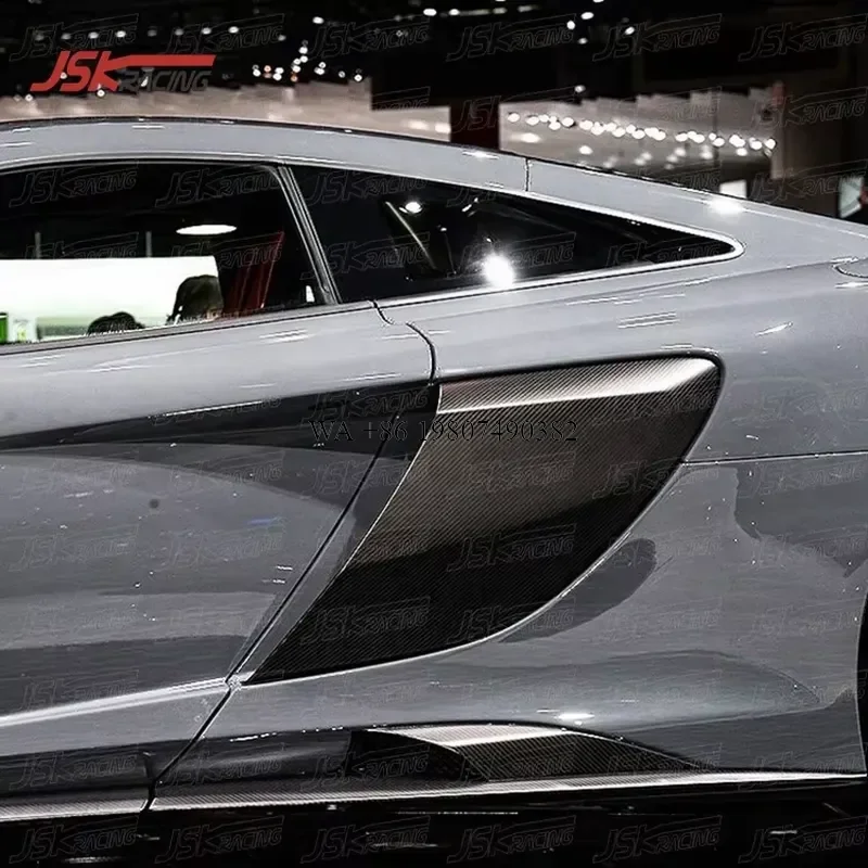 Wmwmnu 675lt Style Dry Carbon Fiber Side Vent Air Intake for 2012-2014 MP4-12C Car Exterior Accessories Body Kit Trim