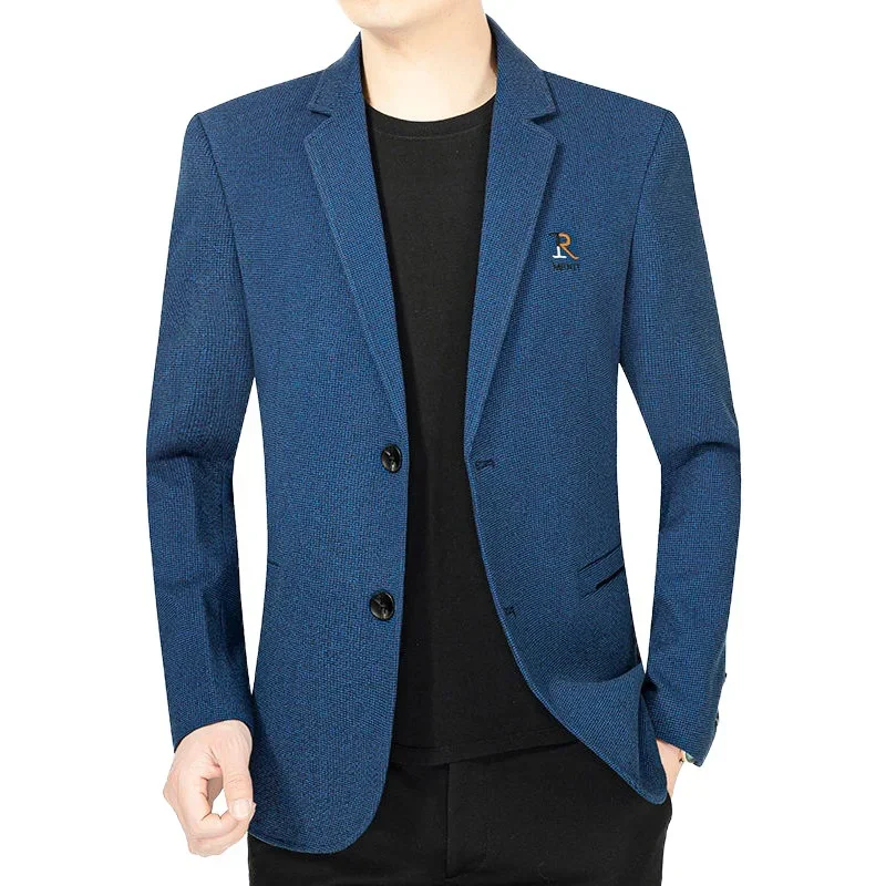 New Fashion Men Business Casual blazer giacche primavera autunno abiti cappotti uomo di alta qualità abbigliamento formale blazer giacche Slim 4XL