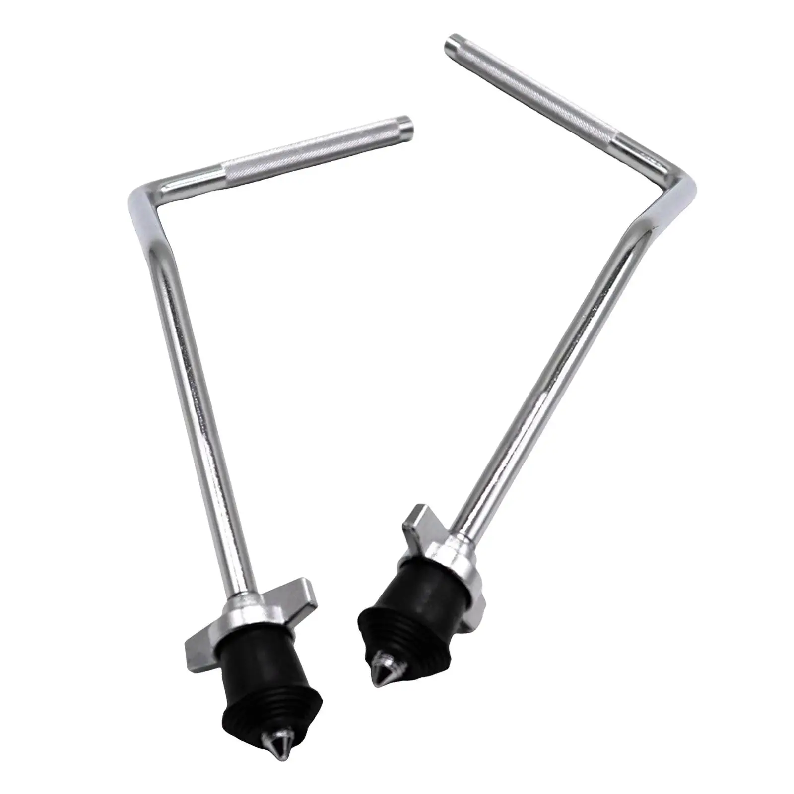 2Pcs Floor Tom Legs Drum Feet Hardware Durable Adjuster Floor Tom Brackets for Bass Drum Snare Percussion Instrument Parts