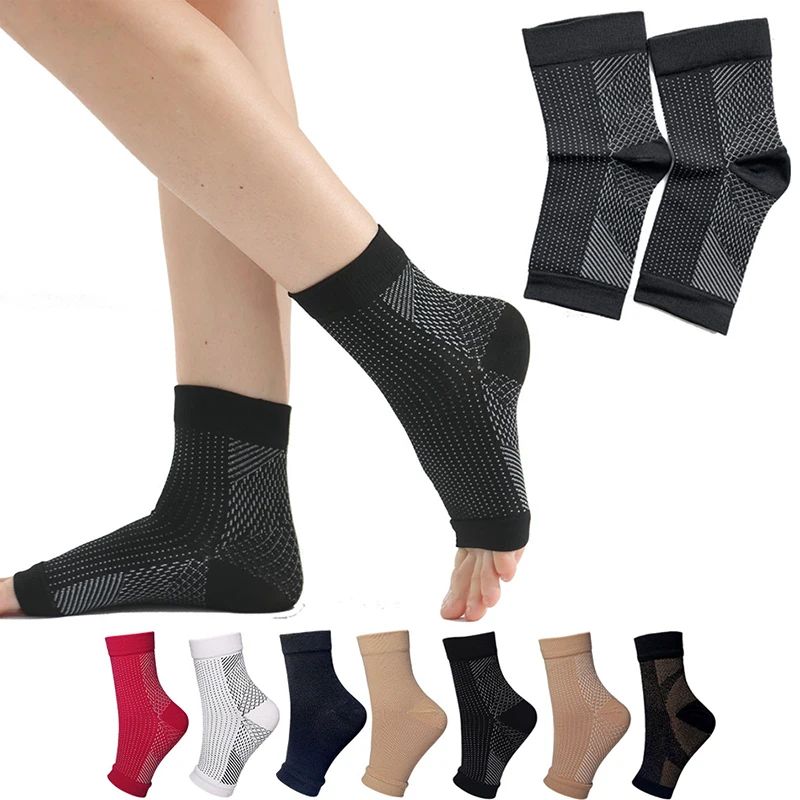 Chaussettes de neuropathie pour femmes et hommes, chaussettes de compression apaisantes pour la neuropathie, attelle de rinçage, fasciite plantaire,