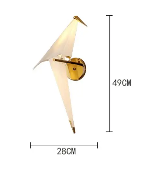 HomeLover Papier Kronleuchter Vögel für Restaurant Wohnzimmer Esszimmer Kinderzimmer Origami Lampe führte Vogel Designer Kronleuchter Lampe 4