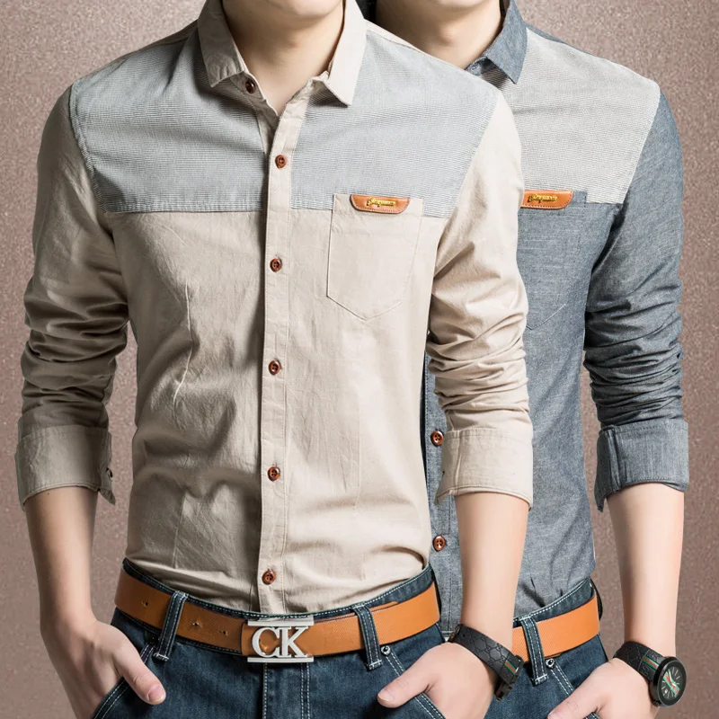 

Мужская теплая джинсовая рубашка из оксфордской ткани с длинным рукавом, осенне-зимняя, утепленная, повседневная, приталенная, больших размеров, модная, в городском стиле