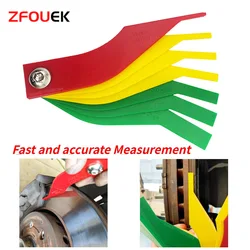 Universal Automotive Brake Pad Thickness Gauge Brake Pad Measure Ruler Test Tool Brake Diagnostic Tool Tester Car Accessories