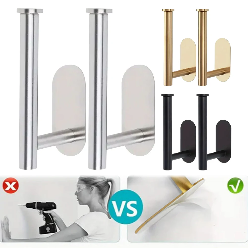 2 Pcs Stainless Steel Curtain Hook Wall Mounted Tiebacks Hook Self-Adhesive Curtain Side Holder for Curtains