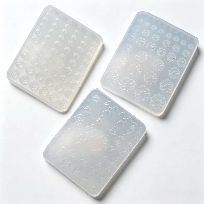 Mini Silicone Mold Neuron Cell Division Pupil High-gloss Pattern DIY Doll Eye Iris Resin Mold Handmade Eye Bead Decoration Tool