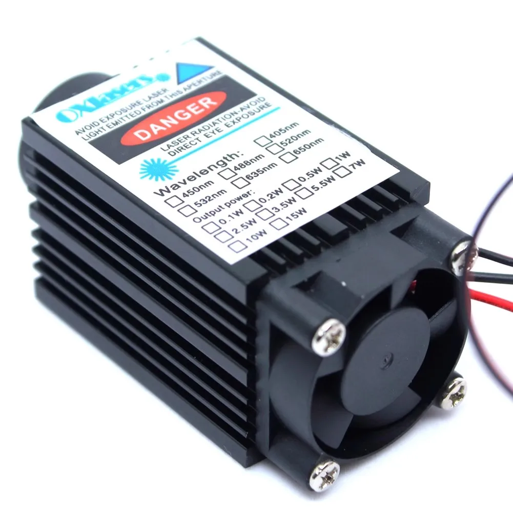 Grotowy, jasny laser zielony 520nm 1W odstraszacz ptaków, moduł laserowy obsługujący TTL PWM