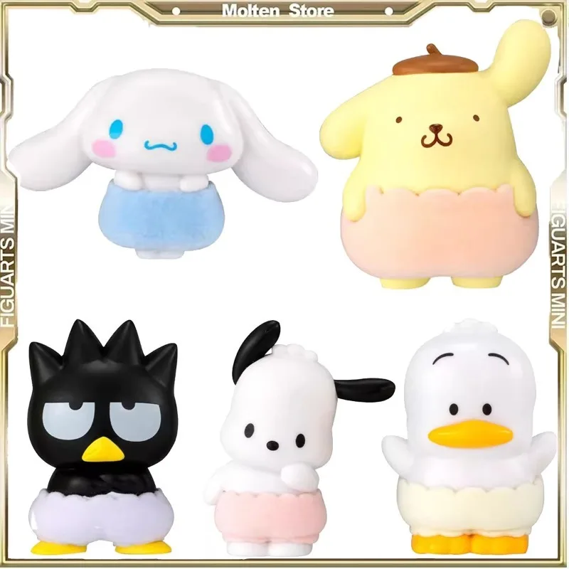 

Bandai Gashapon Pom Pom Purin Pochacco Cinnamon Character Puffy Pants Ornament Action Figure Model Toy Collect Gifts