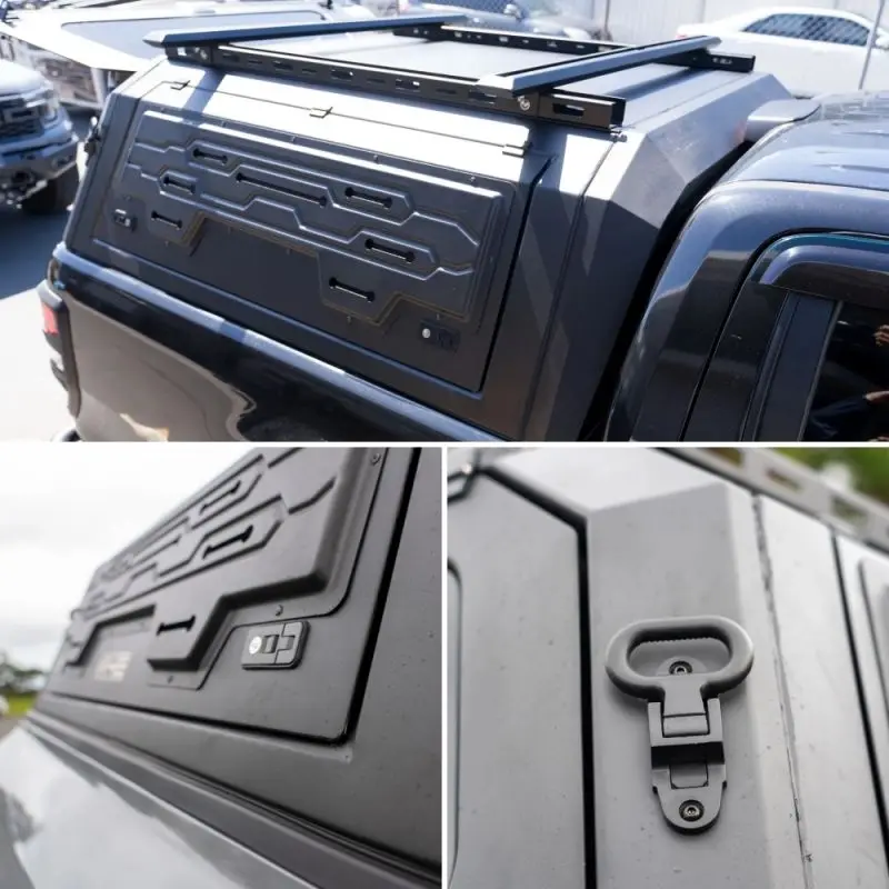 

KQX Canyossoar Factory Direct Waterproof Aluminum Alloy Retractable Hardtop Canopy No-Drill Installation Ranger/Raptor F150