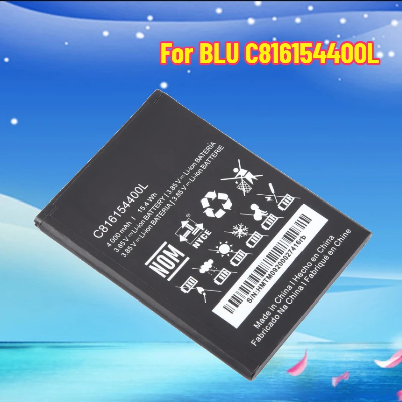 

New 4000mAh Suitable For BLU C816154400L Battery BLU G60 Battery