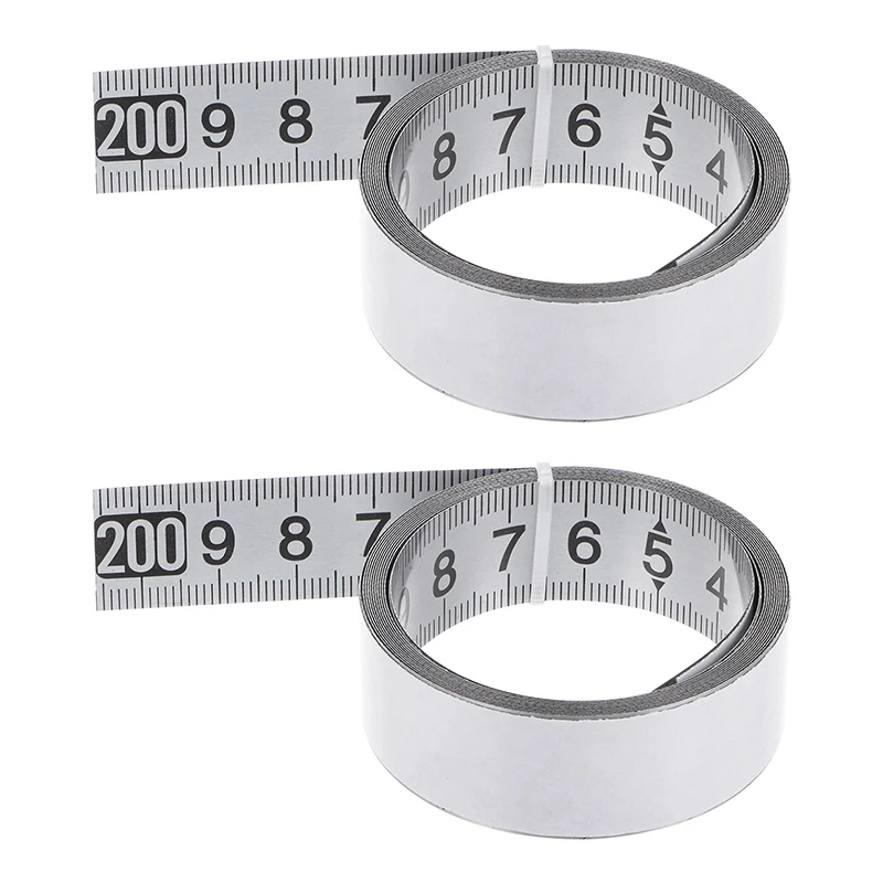 

Right to Left Widened Self-Adhesive Measuring Tape 100-400cm Metric Stainless Steel Workbench Ruler Adhesive Backed Tape Measure