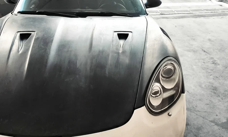 Cayman 987 GT3RS Style Hood, Compatible with 2005-2012 Cayman Models, High-Quality Aftermarket Replacement, Enhanced Aerodynamic