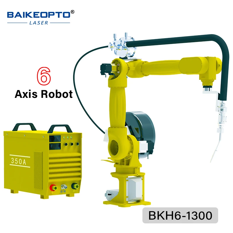 BKH6-1300  Industrial 6-axis Welding Robot Customized Robotic Arm Traditional Arc Welding TIG MIG Welding Robot