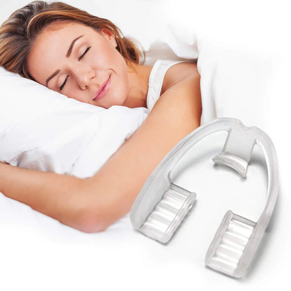 Anti Teeth Grinding Dental Guard Ready to Use Slim Sleek Comfortable for Lower Jaw Relieves Pain and Corrects TMJ and Bruxism