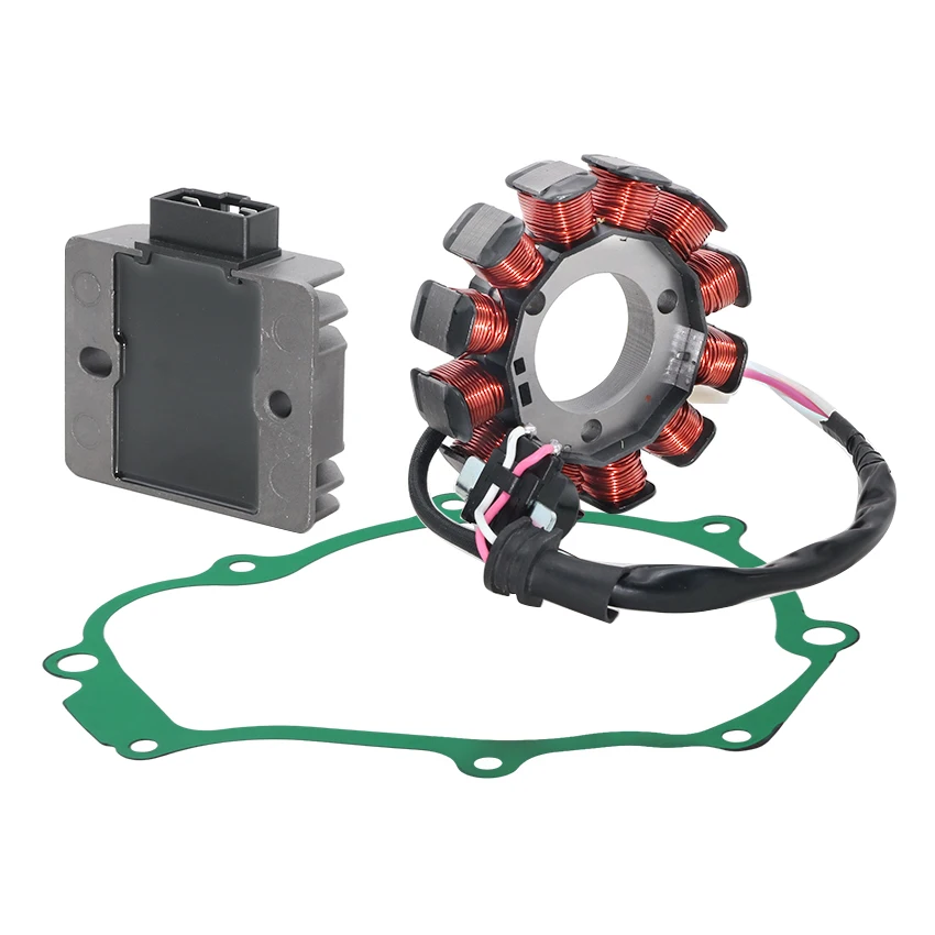 Stator Coil+Regulator +GASKET For Fantic XMF125 XEF125 Caballero Rally Deluxe Scrambler 125 OEM:WR125-0169 WR125-0253 WR125-0222