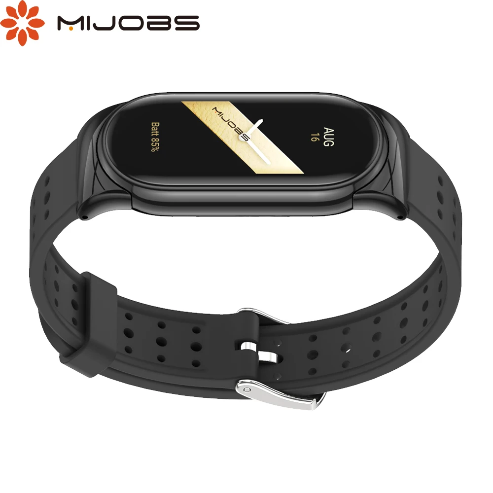 Strap For Mi Band 8 Bracelet for Xiaomi Smart Band 8 Silicone Sport Breathable Watch Band Miband 8 Wristband Smartwatch