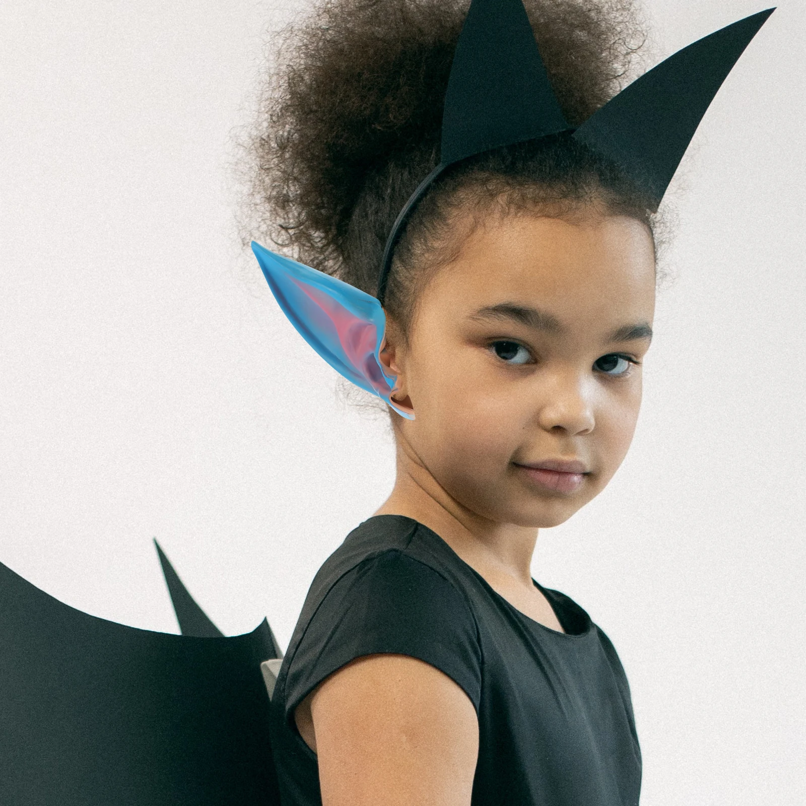 1 Pair Simulation Elf Ears For Cosplay Fairy Halloween Party Accessory Skin-Like Ear Prop Masquerade Carnival Costume Headwear