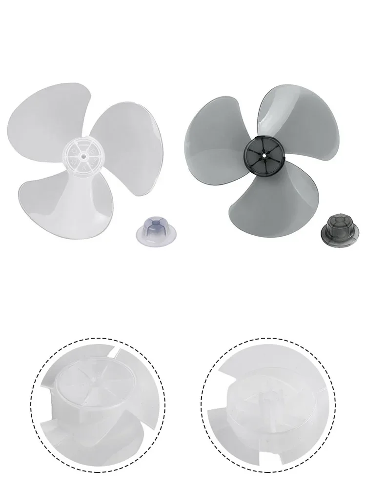 16inch Plastic Fan Blade 3 Leaves For Standing Pedestal Floor Wall Table Fanner Plastic Fan Blade Electric Fan Accessories