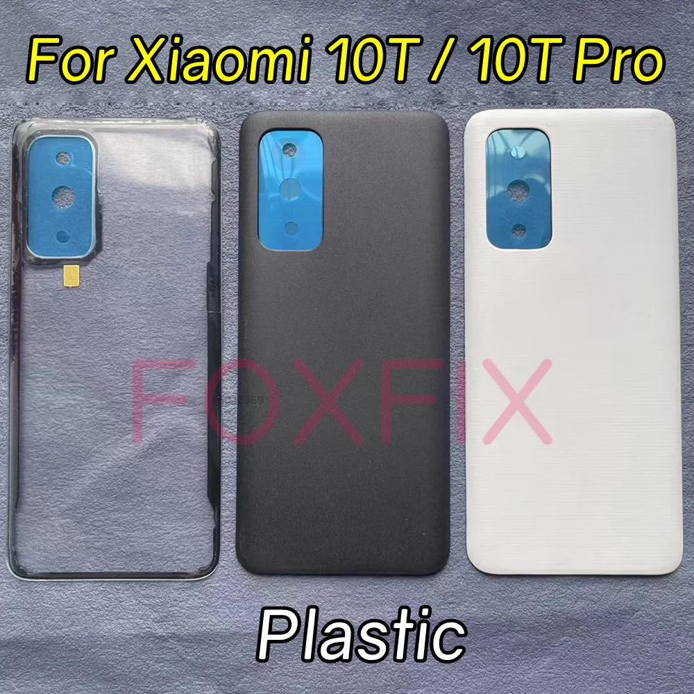 Plastic Back Cover For Xiaomi Mi 10T and 10T Pro 5G Battery Door