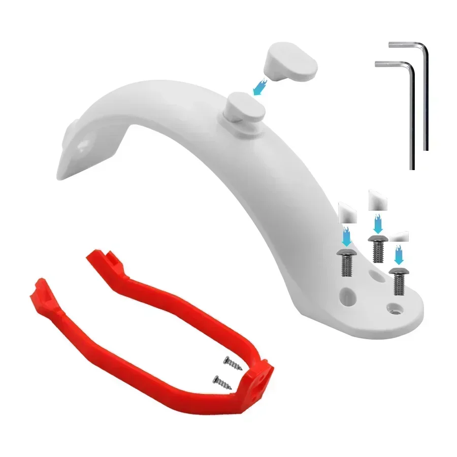 Kotflügel Rücklicht Unterstützung für Xiaomi M365 Pro Reifen Splash Fender Elektrische Roller Gummi Pad Kissen Silikon Vibration Dämpfung – Detail 3