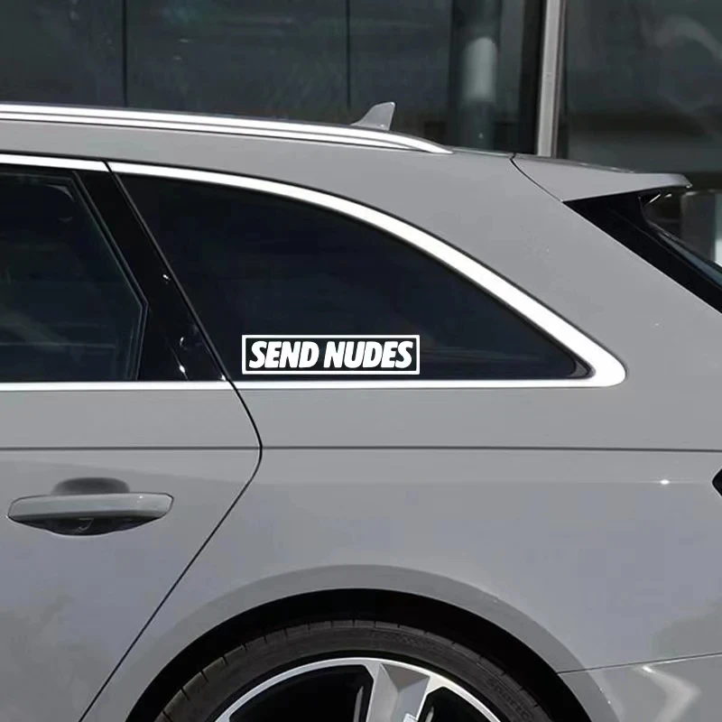 Creativo Invia Nudi Adesivi Per Auto per Porte Finestre Decalcomanie In Vinile Rimovibili Auto Body Styling Moto PVC All'ingrosso