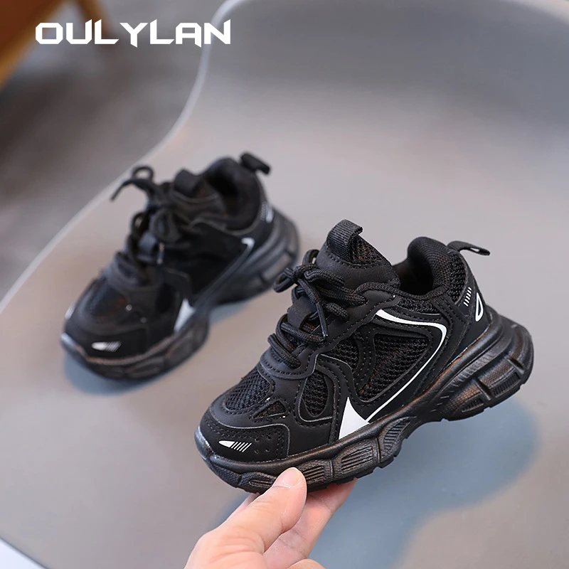 Fashion Boys Sneakers 2024 Childrens Outdoor Running Shoes Girls Anti slip Mesh Breathable Comfortable Sports Shoes Size 21~36