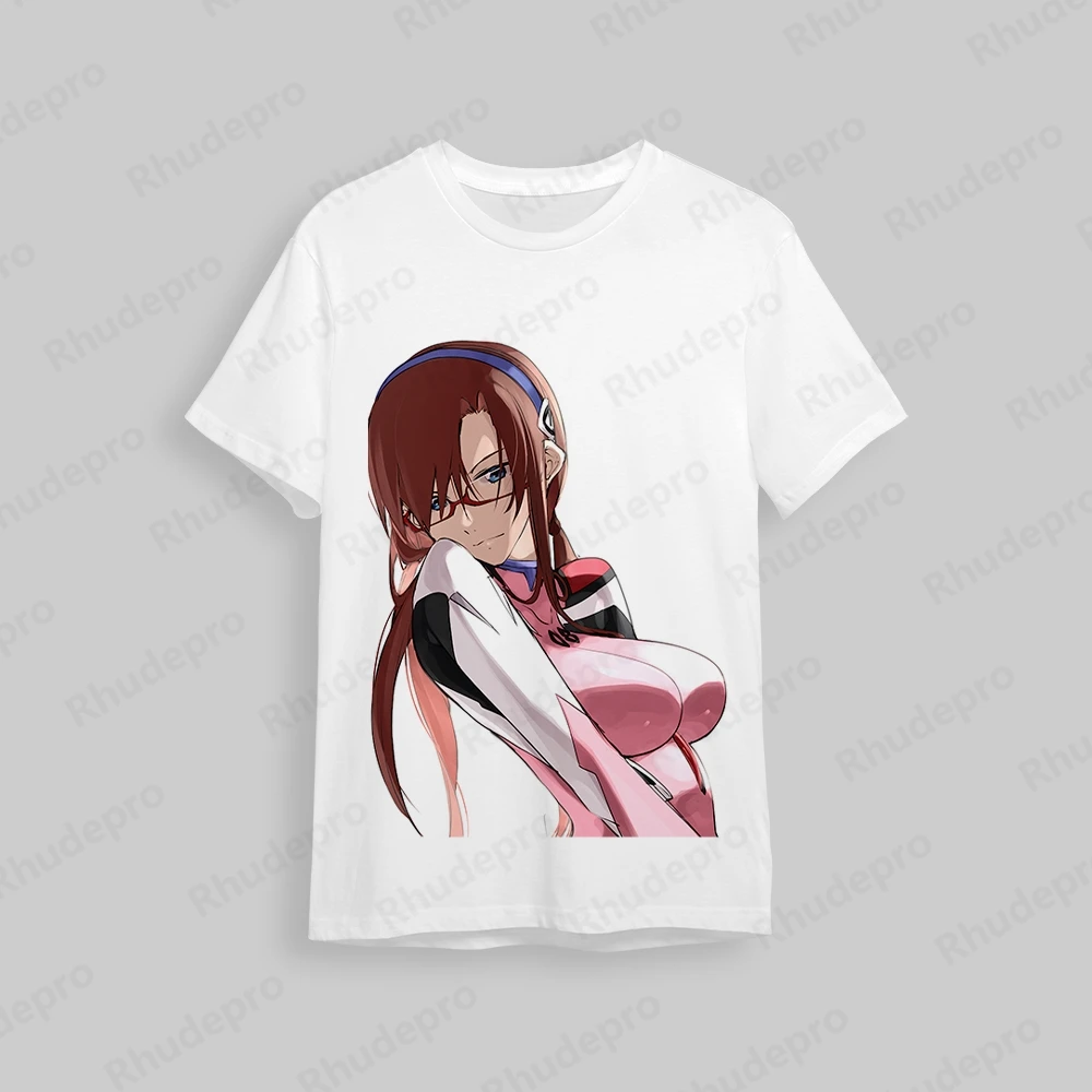 Camiseta Neon Genesis Evangelion masculina, tops infantis, roupas de hip hop, camisas novas da moda, streetwear, manga curta, Y2k