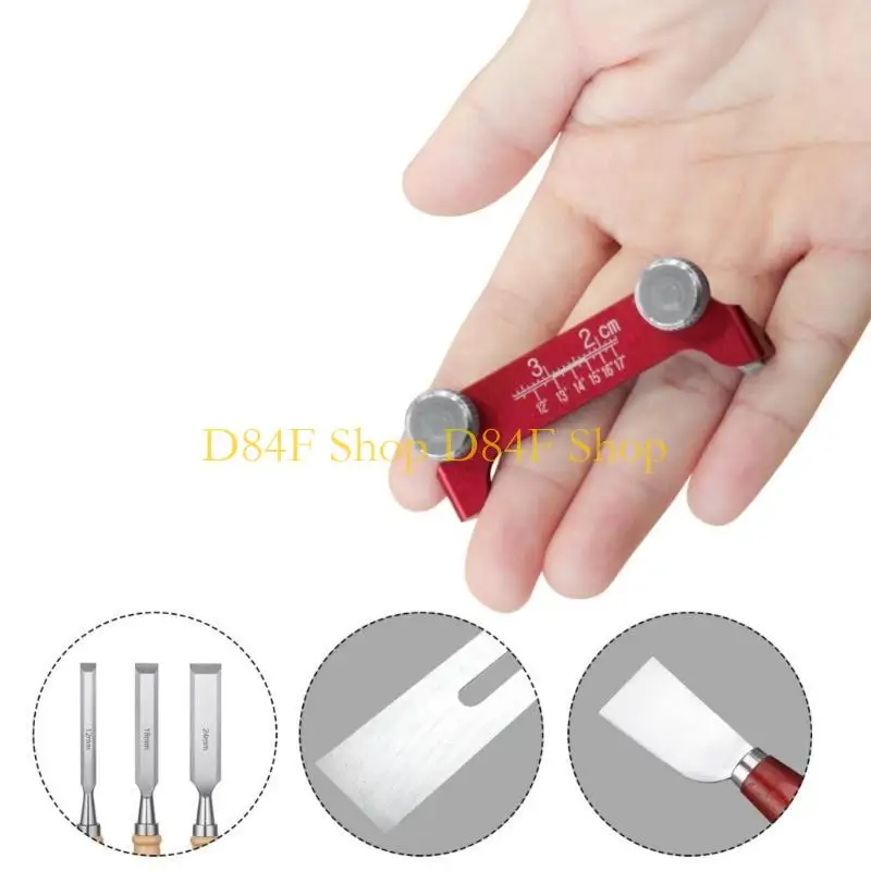 D84F Knifee Sharpener Chisels and Planers Honing Guide Tool Chisels Sharpening Holder of Whetstones for Woodworking