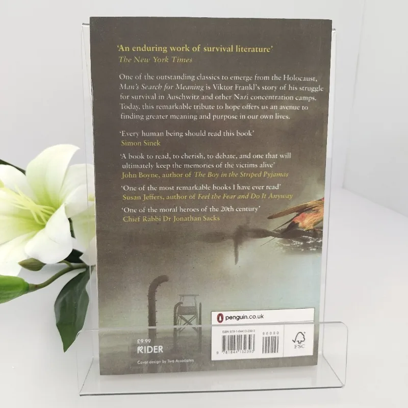 Live Out The Meaning of Life English Version Man‘s Search for Meaning Pursuing Life Paperback