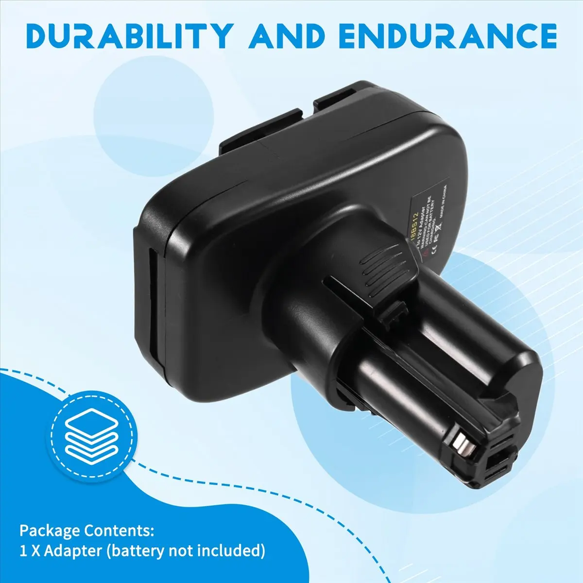 

Адаптер аккумулятора A73P для литий-ионных аккумуляторов C 18 В, преобразует в дрель 12 В/акумуляторные электроинструменты