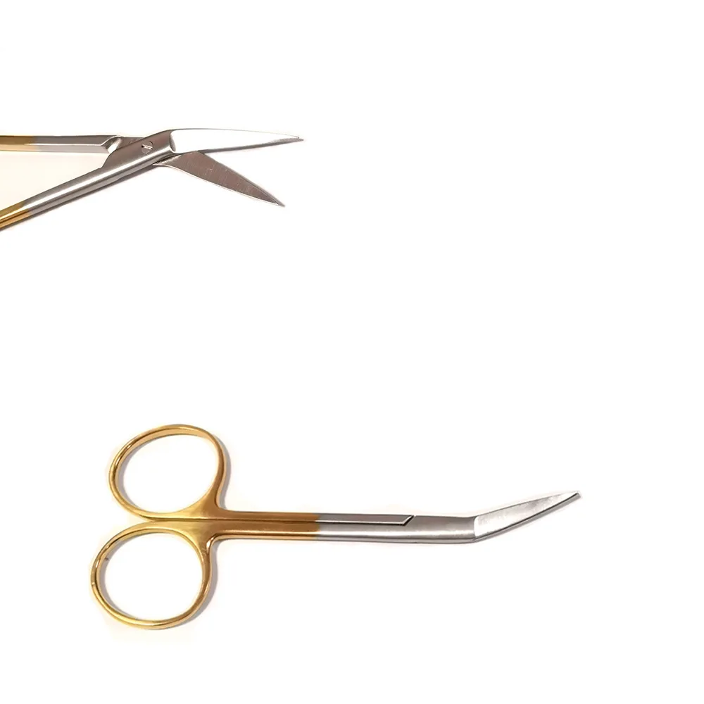 Rhinoplasty equipment, bird's beak scissor strabismus nose scissor 11cm positive curved nose scissors,nose septum nose scissors