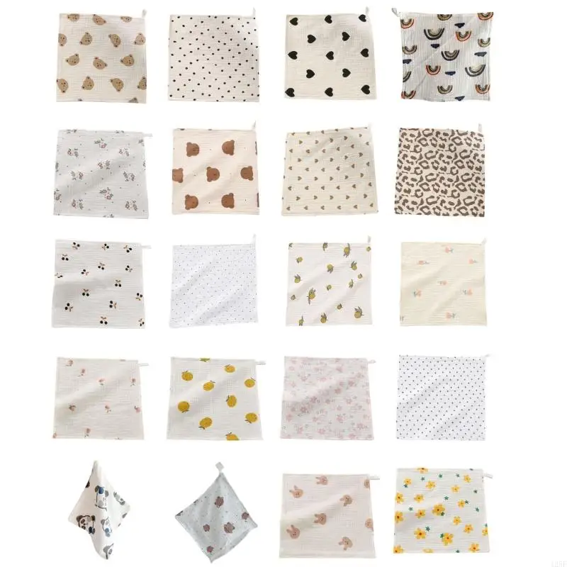 

Младенец полотенце полотенце Burp Cloth Boy Girl Bibs Deting Deting Swep Trate Srucking Bib с подвесной крючкой для младенческой