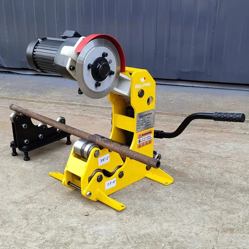 

Electric Hydraulic Pipe Cutting Machine 1/2"-8" Pipe Stand Steel Pipe Cutting Machine