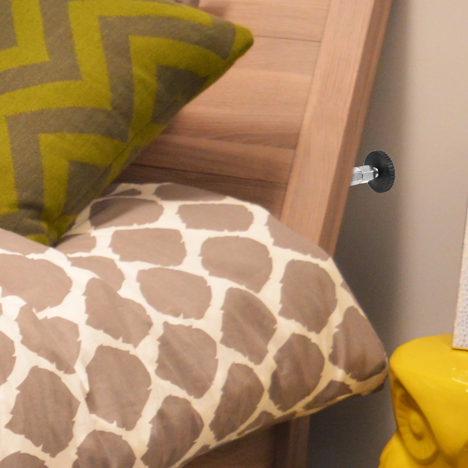 4Pcs Penahan Kepala Ranjang yang Dapat Disesuaikan, Braket Anti Goyang Peredam Suara, Penyangga Dinding, Penahan Kepala Ranjang yang Stabil untuk Tidur Nyenyak di Dinding